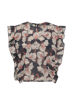 LANIUS, Bluse - print bloom onyx