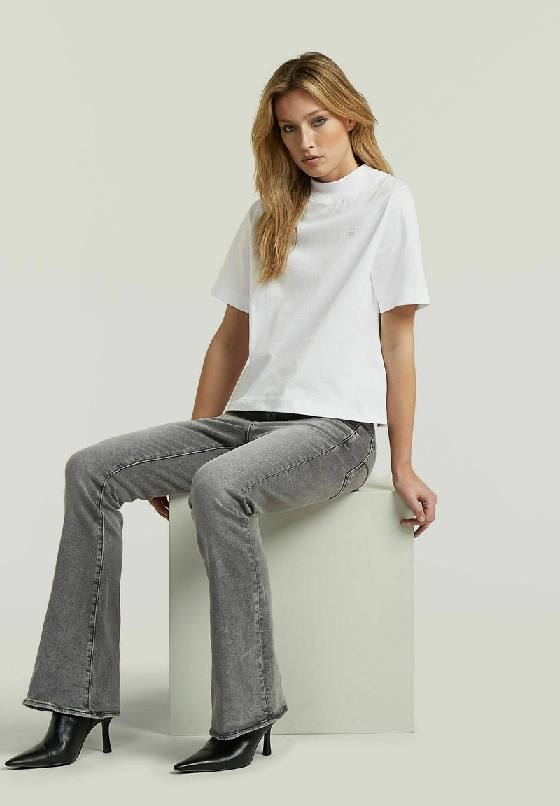 G-STAR 3301 FLARE JEANS - Bootcut jeans - faded odyssey grey/grey 
