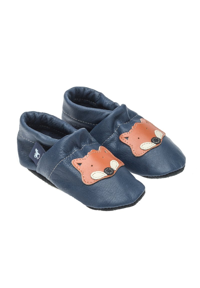 Kinder Sneaker | Pantau Krabbelschuh blau / orange/blau - VH73068 Kinder Sneaker | Pantau Krabbelschuh blau / orange/blau - VH73068