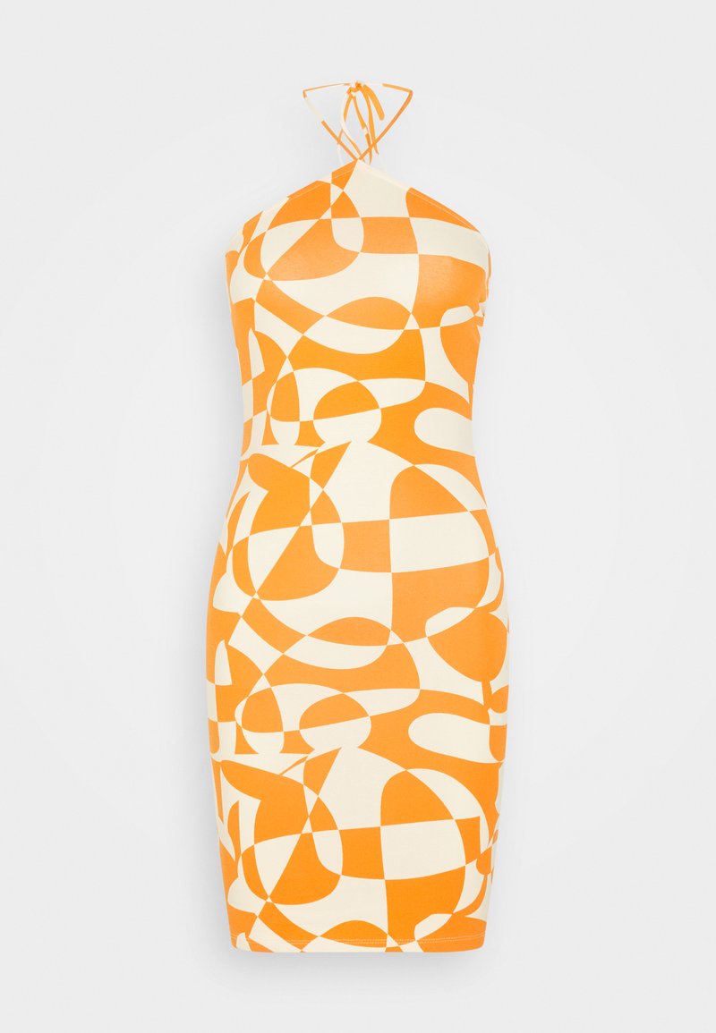Monki Etui-jurk oranje Monki Etui-jurk oranje