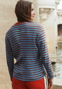 Next SLOUCH FIT - Top dugih rukava - blue brown