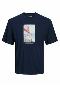 Jack & Jones T-shirt med print - navy blazer