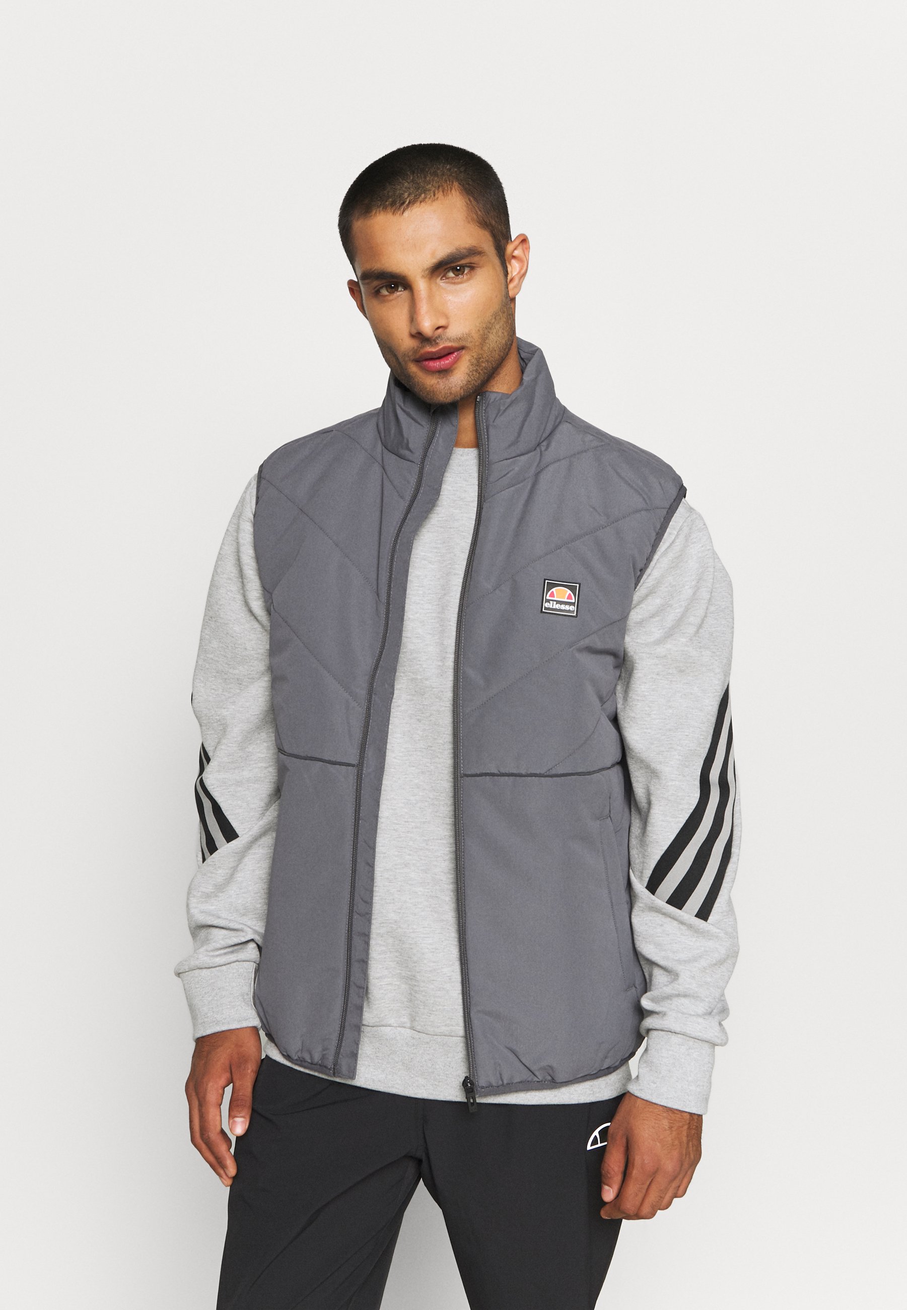 Ellesse JUNERO WATER REACTIVE GILET - Smanicato - dark grey/grigio - Zalando .it