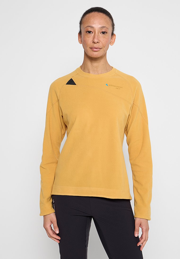 Klättermusen Fleece trui geel Klättermusen Fleece trui geel