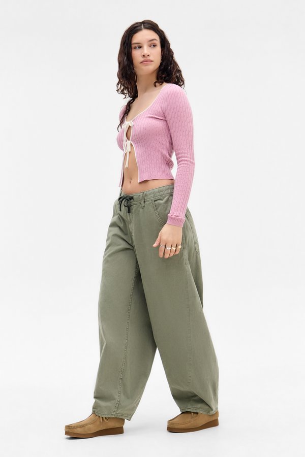 POINTELLE TIE FRONT - Cardigan4