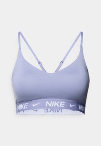 W NK DF INDY LGT SPT BRA - Brassières de sport à maintien léger - iron purple/white