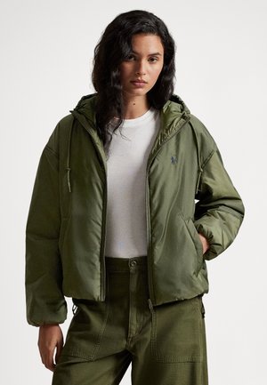 HOODED BALLOON PUFFER JACKET
 - Μπουφάν εξωτερικού χώρου - new olive