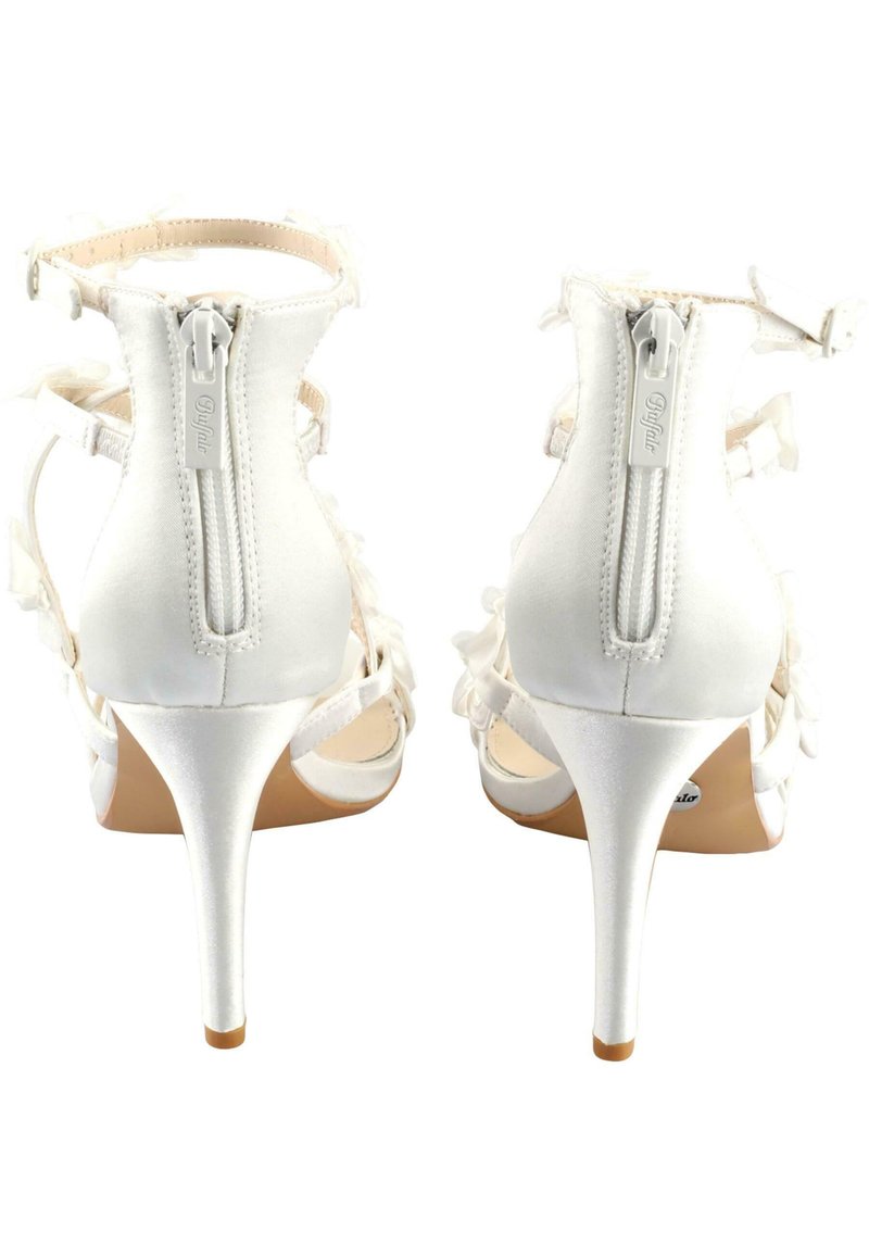 BUFFALO Vegan JOJO Sandali Neri Platform Donna Zeppa Chunky Fasce Scarpe Vegane
