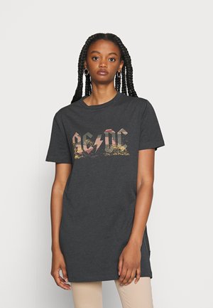 ZODIAC ACDC LONG - Print T-shirt - dark grey melange