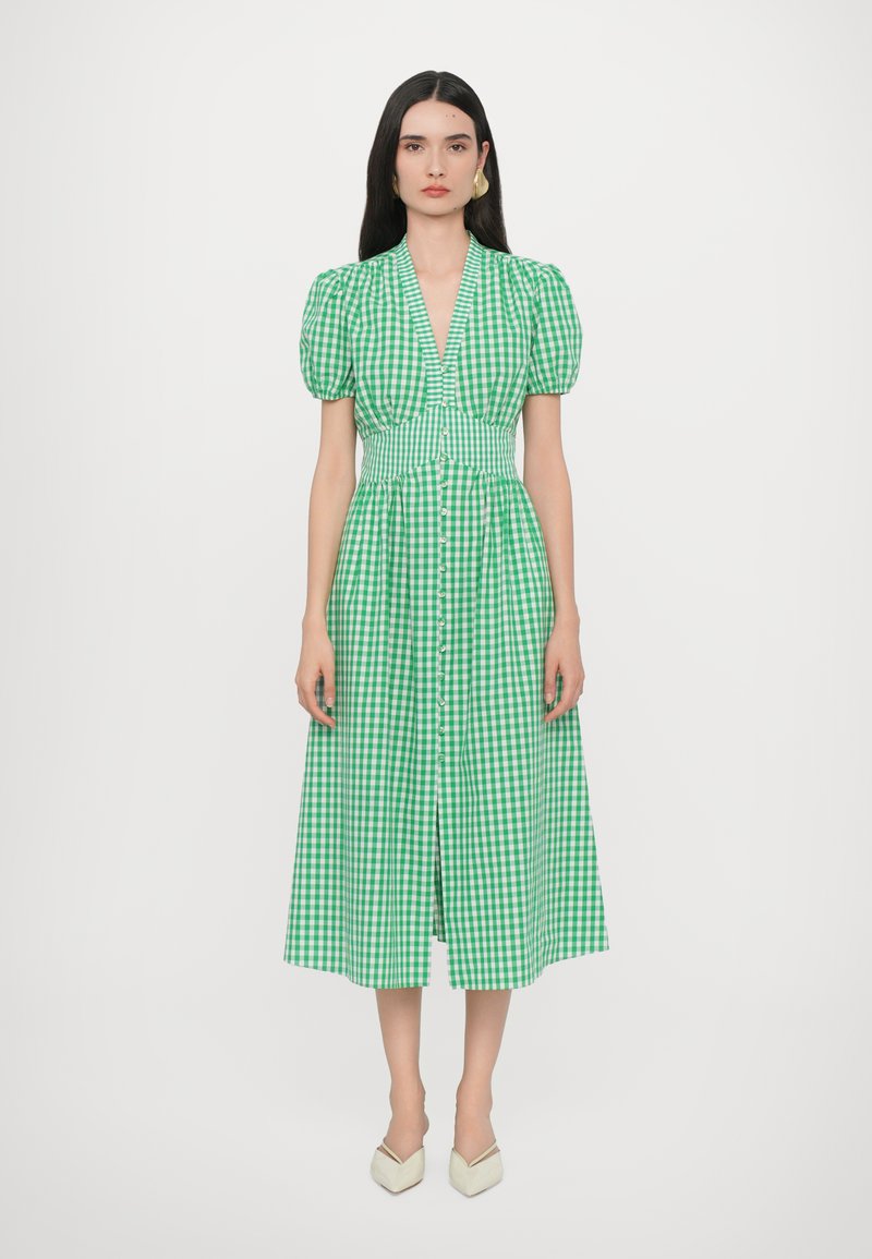 Diane von Furstenberg ERICA DRESS - Day dress - indian green/white/green -  Zalando.ie