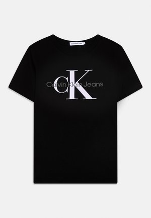 Calvin Klein Jeans MONOGRAM UNISEX - T-shirt con stampa - black