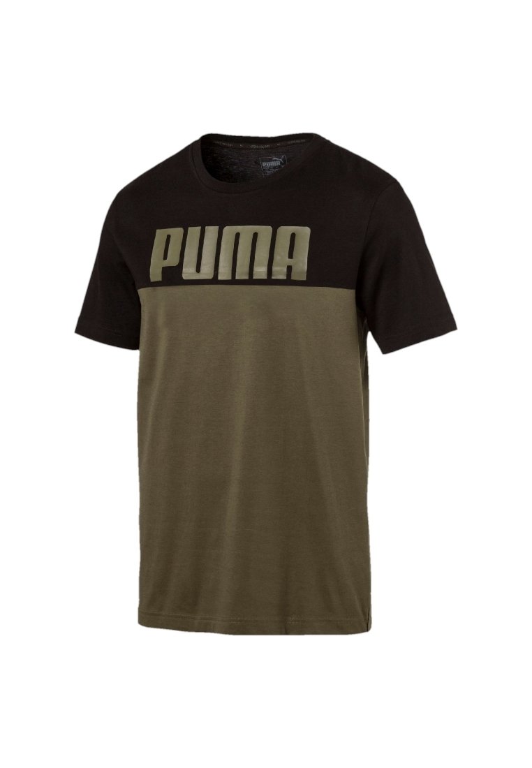 Puma Jednoduché tričko - olive