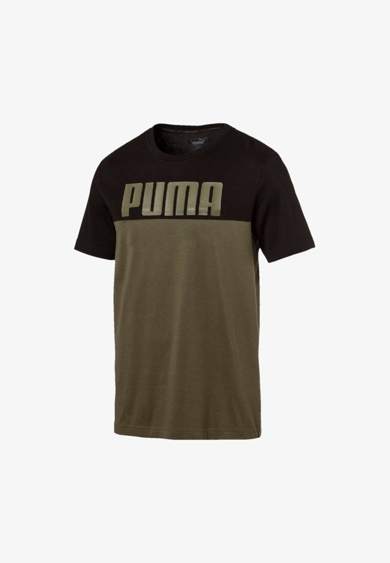 Puma Jednoduché tričko - olive