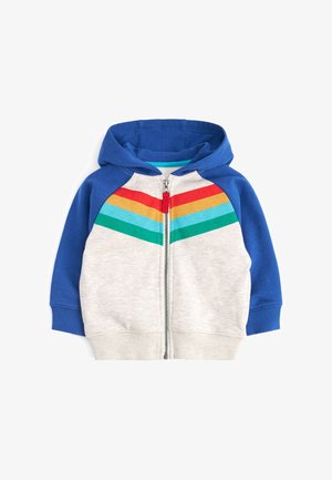 RAINBOW - Felpa con zip - grey blue