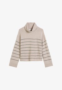 Geselecteerd, striped / chalky mauve melange