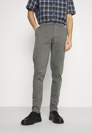 SDDAVE BARRO - Trousers - dar grey melange