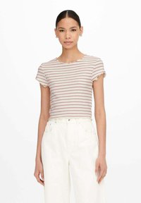 ONLY T-Shirt print - biancorosa