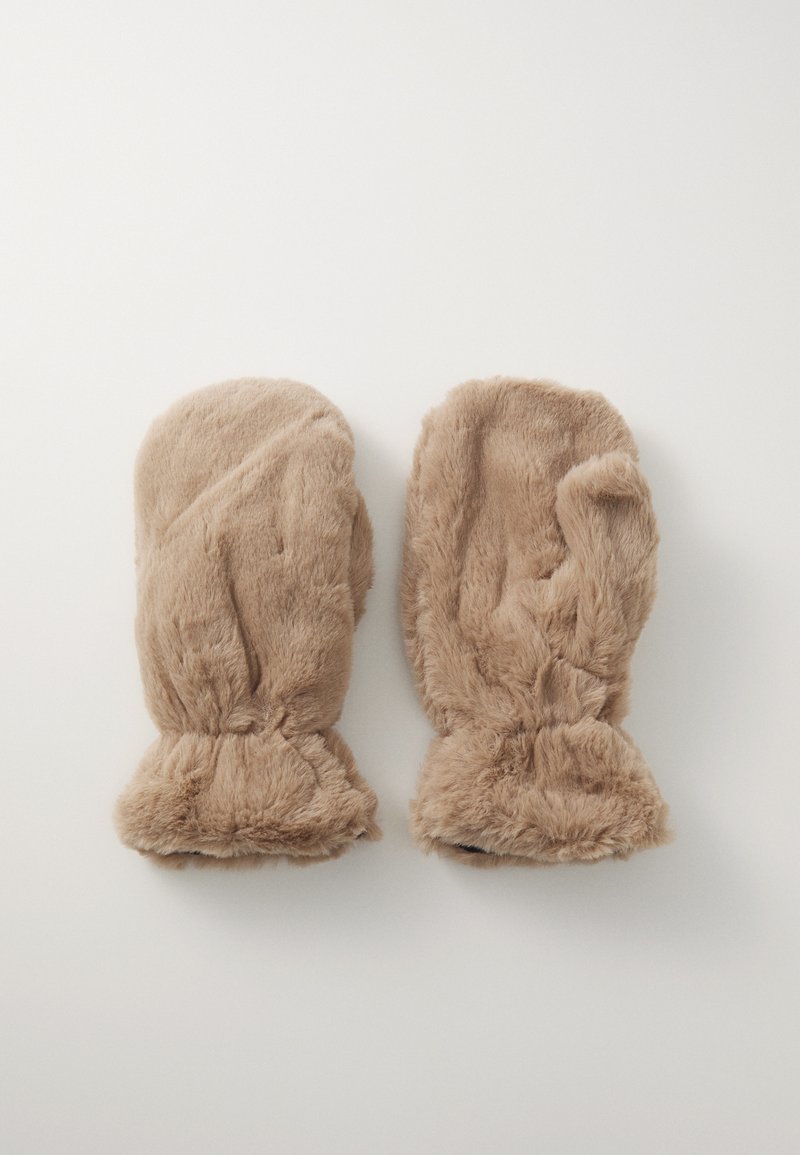 Pieces PCJEANEL MITTENS - Palčiaky - silver mink