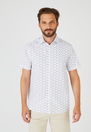 Damart IMPRIMÉE EN PUR MANCHES COURTES - Shirt - Graphic White