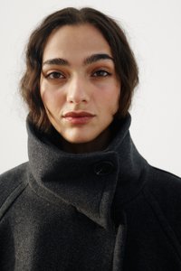 InWear Klasični plašč - dark grey melange