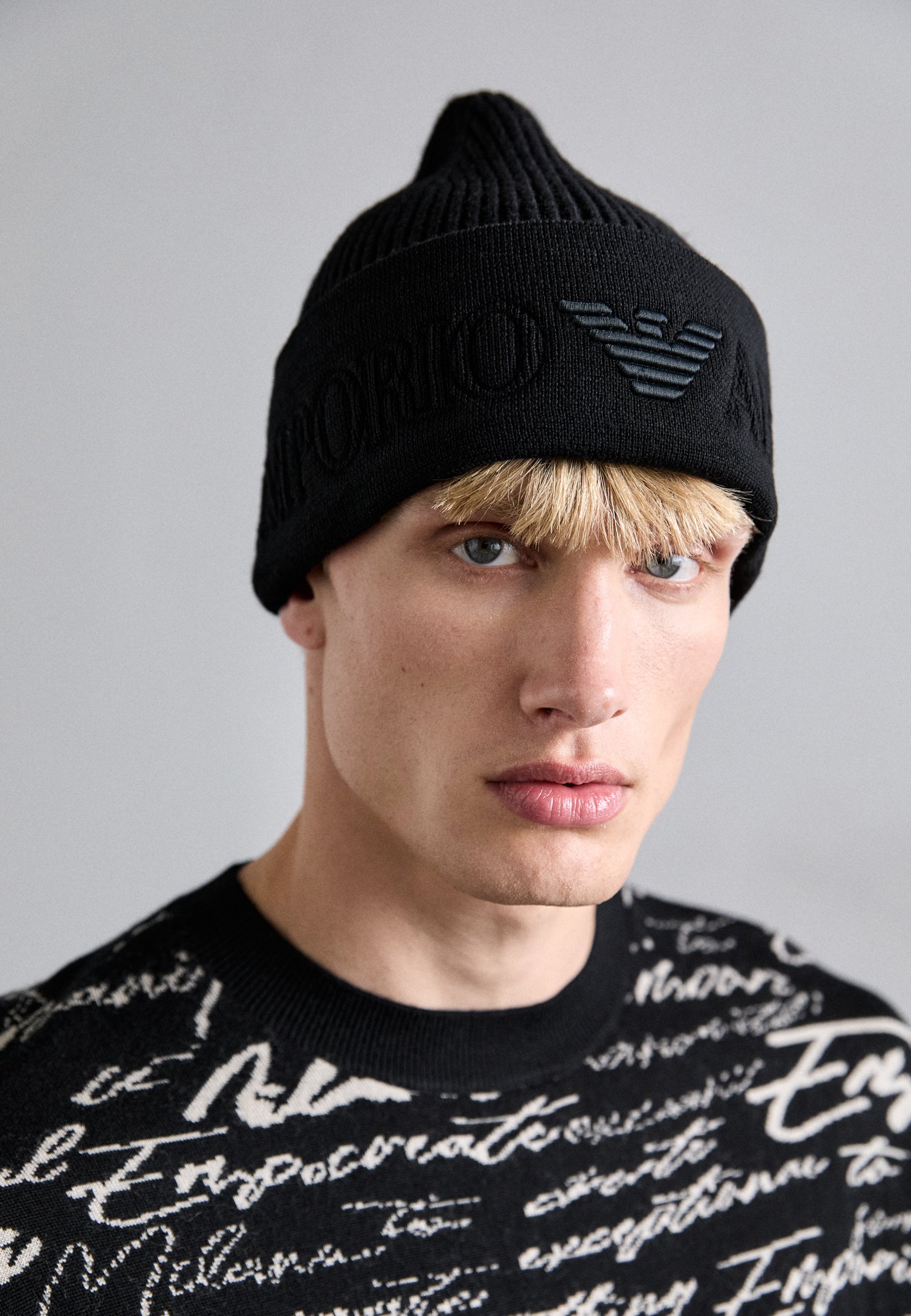 Emporio Armani BEANIE - Beanie - blue/navy/blue - Zalando.co.uk