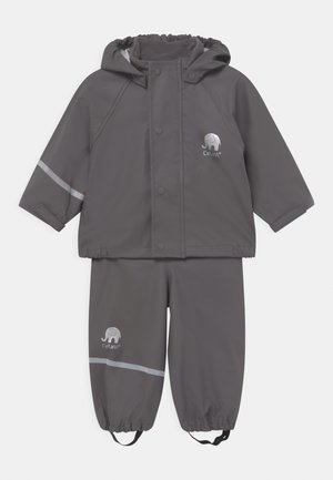 BASIC RAINWEAR SOLID SET UNISEX - Veste imperméable - grey