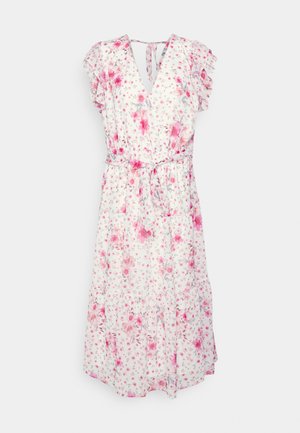 SIERRA RUFFLE MIDI DRESS - Cocktail dress / Party dress - rouge
