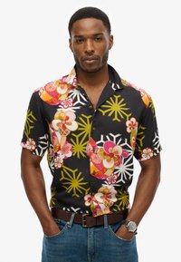 Superdry & Co HAWAIIAN RESORT - Overhemd - asanoha black