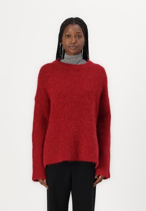 ELSY BRUSHED SWEATER - Maglione - deep red