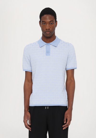 sandro CROSS  - Polo shirt - ciel