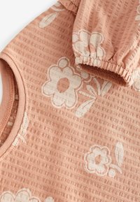 Next LONG SLEEVE TEXTURED - Bluză - peach pink flower