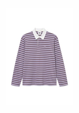 DOUBLE A BY W.W. LANDON - Maglietta a manica lunga - minimal gray stripe