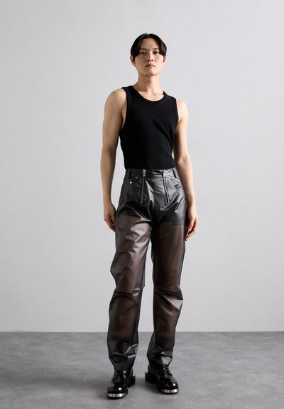 GmbH DOUBLE ZIPS - Pantaloni - dark grey