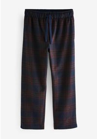 Next REGULAR FIT - COSY BRUSHED SET - Pidžamas komplekts - navy blue  burgundy check