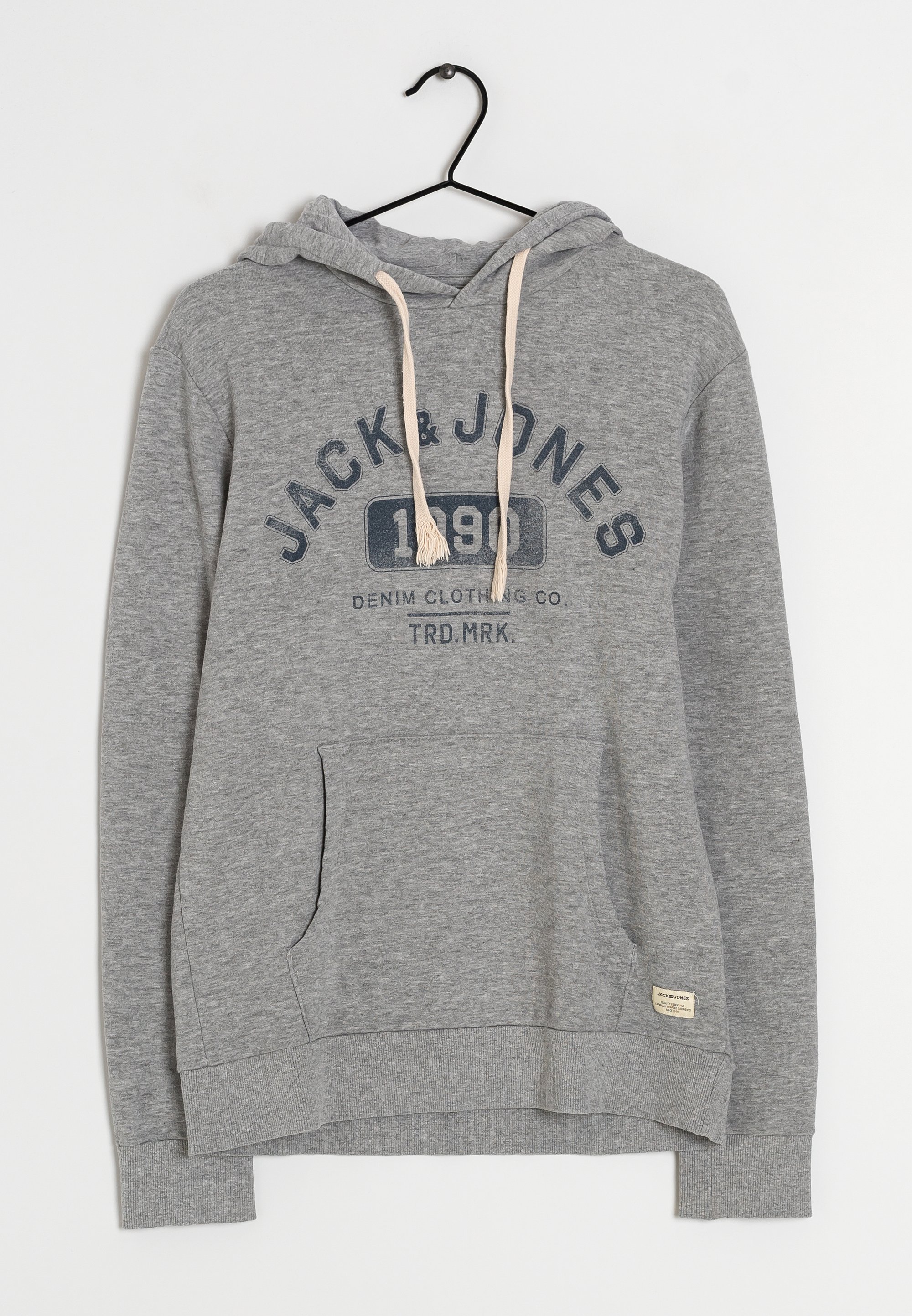 Mens Hoodies Jack And Jones Kapuzenpullover Grau Jack Jones