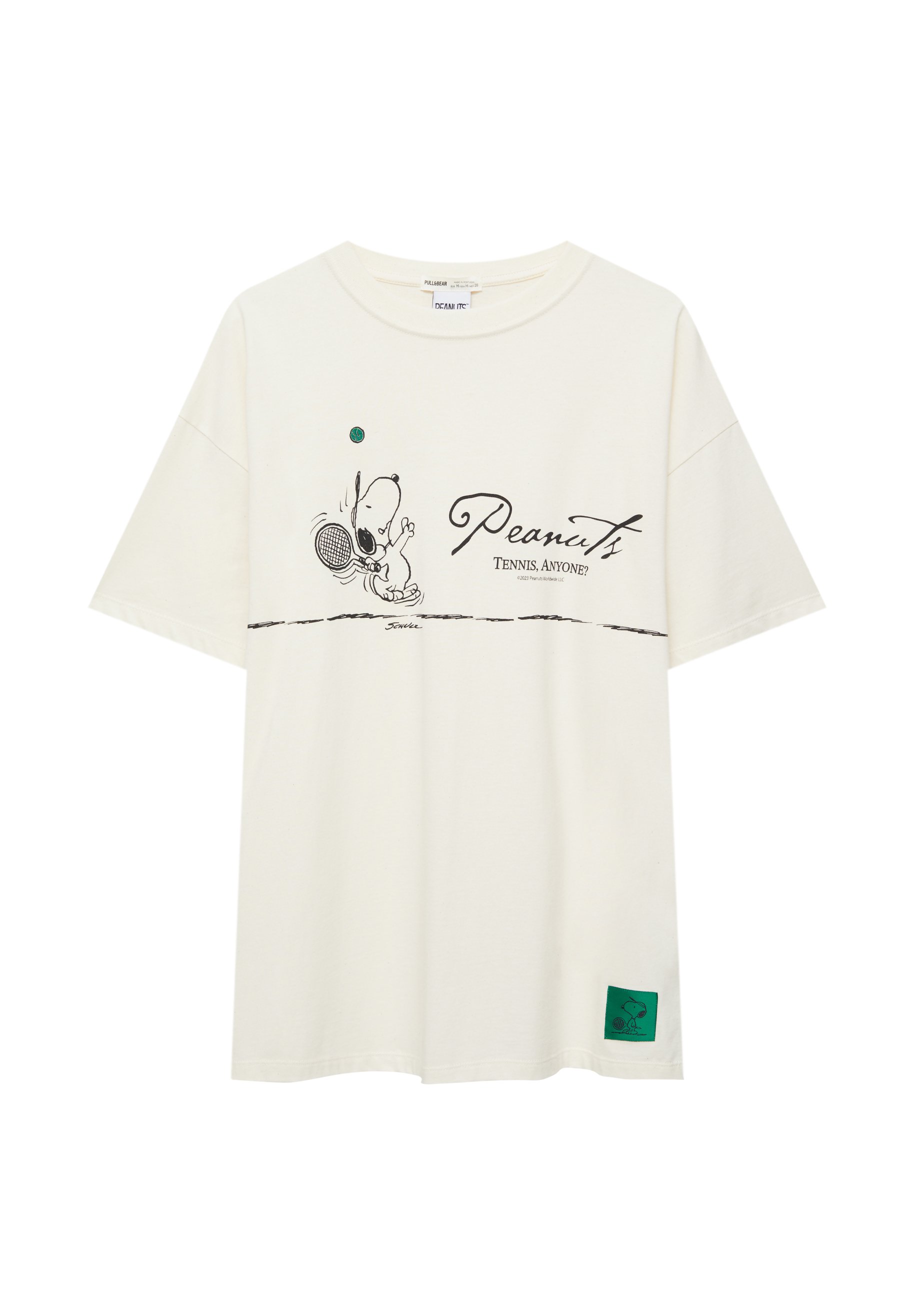 PULL&BEAR PEANUTS TENNIS TShirt print white/weiß Zalando.ch