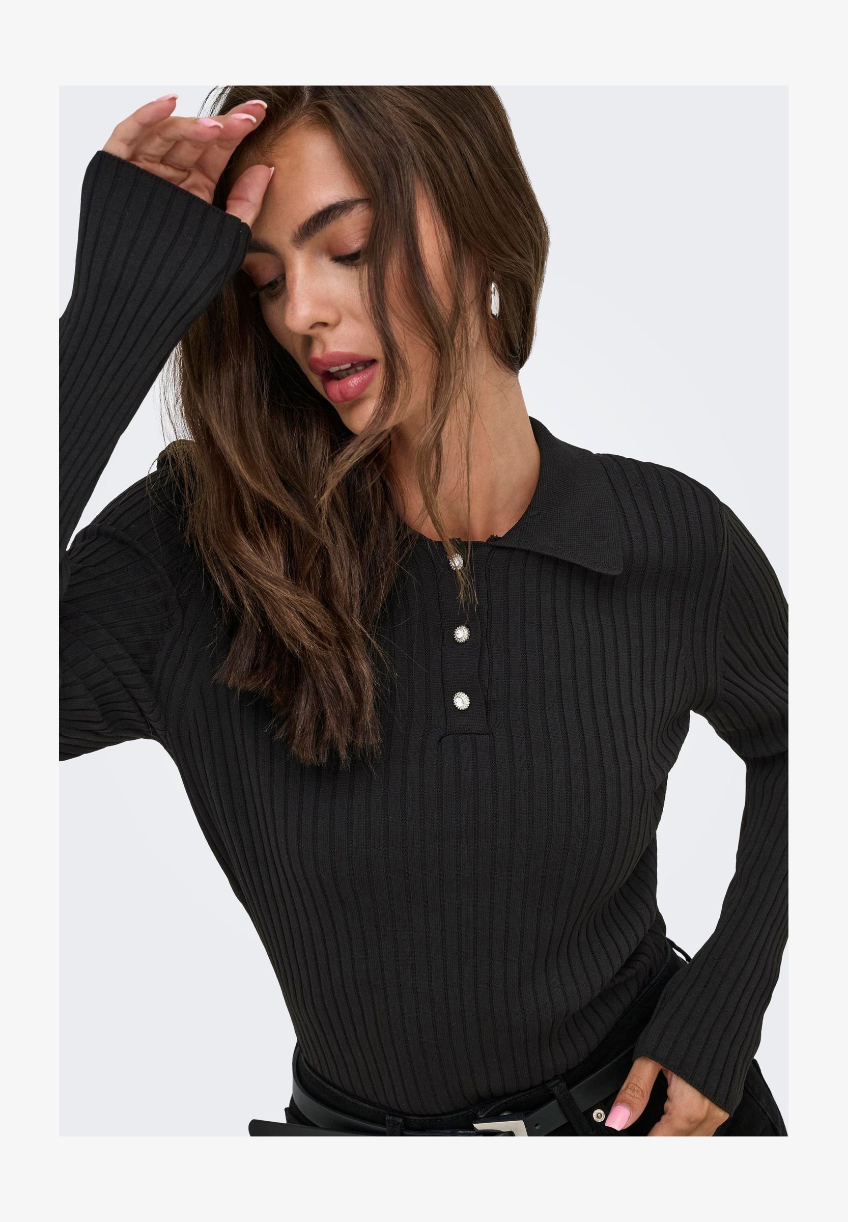 Camicia Donna ONLY Onlmathilde Life - Maniche Lunghe - Tessuto Noos Woven - Marca Danese