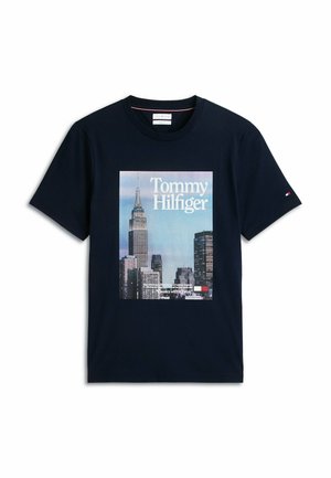 Tommy Hilfiger, TOMMY HILFIGER PHOTO PRINT JERSEY T-SHIRT - T-Shirt print - navy blue