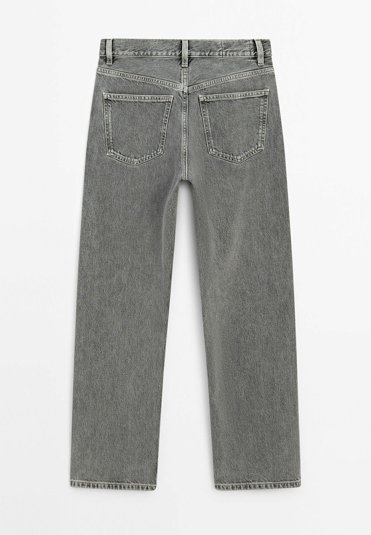 Massimo Dutti HIGH-WAIST STRAIGHT-LEG - Straight leg jeans