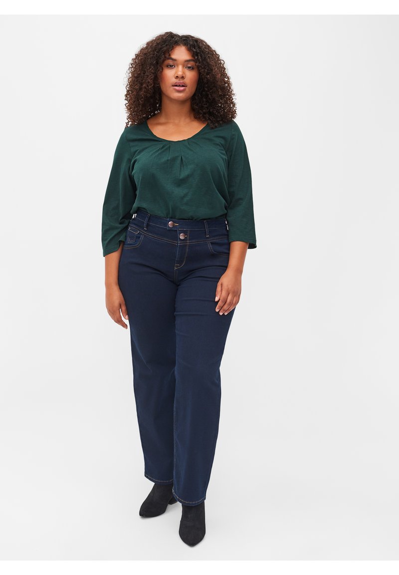 Zizzi - GEMMA - Džíny Straight Fit - blue denim, Zvětšit