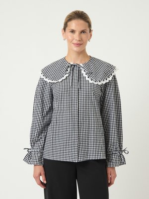 YASKARA - Overhemd - black/white