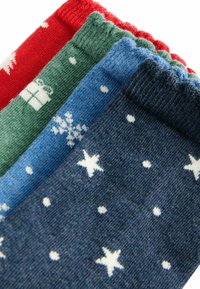 Next CHRISTMAS PATTERN 4 PACK.  REGULAR FIT - Strømper - nativity cats