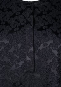 Zizzi MIT LANGEN ÄRMELN UND RÜSCHEN - Blusenkleid - black