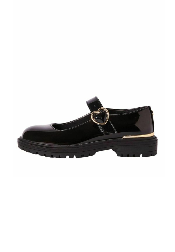 REGULAR FIT - CHUNKY PATENT SCHOOL - Riemchenballerina