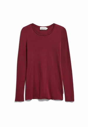 ARMEDANGELS, EINIAARA SOFT EINIAARA SOFT - Long sleeved top - velvet red