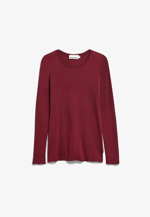 ARMEDANGELS, EINIAARA SOFT EINIAARA SOFT - Long sleeved top - velvet red