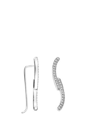 CURVED - Øreringe - silver coloured