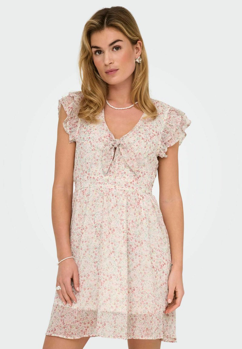 ONLY ONLASTA LIFE PEEKABOO DRESS - Kasdienė suknelė - powder puff