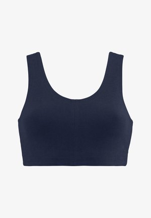hessnatur FITTED - Top - dunkelblau