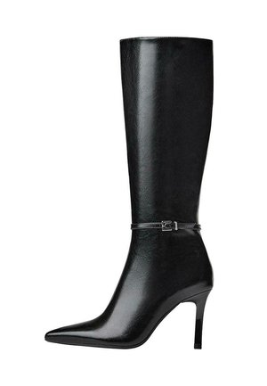 Cizme cu toc - black